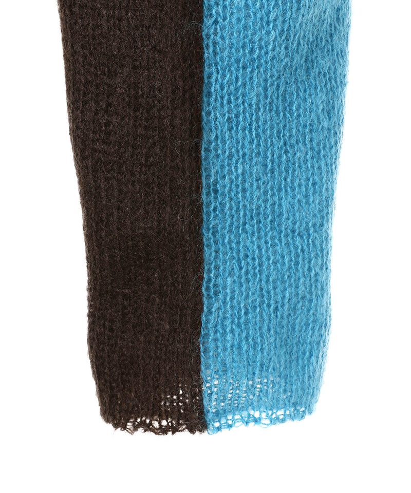 Side-C Wooled Mohair Knitted Pullover-beautiful people-Forget-me-nots Online Store