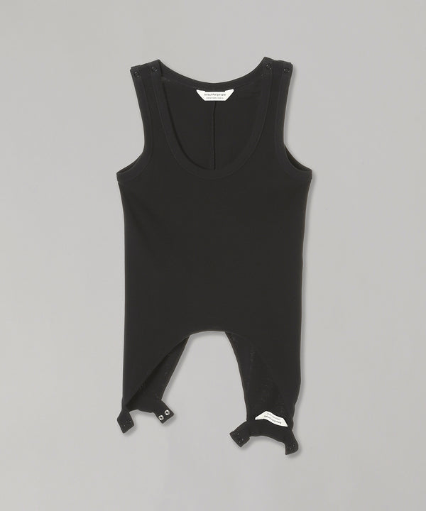 Double-End Cotton Wool Rib Tank Top-beautiful people-Forget-me-nots Online Store