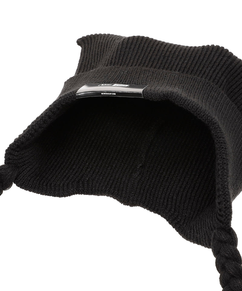 Square Rib Knit Flap Blk-New Era-Forget-me-nots Online Store