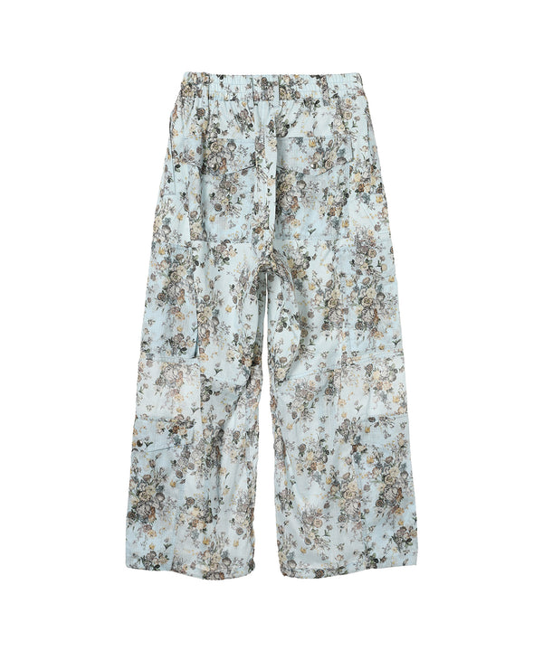 Ripstop Flower Print Flight Pants-beautiful people-Forget-me-nots Online Store