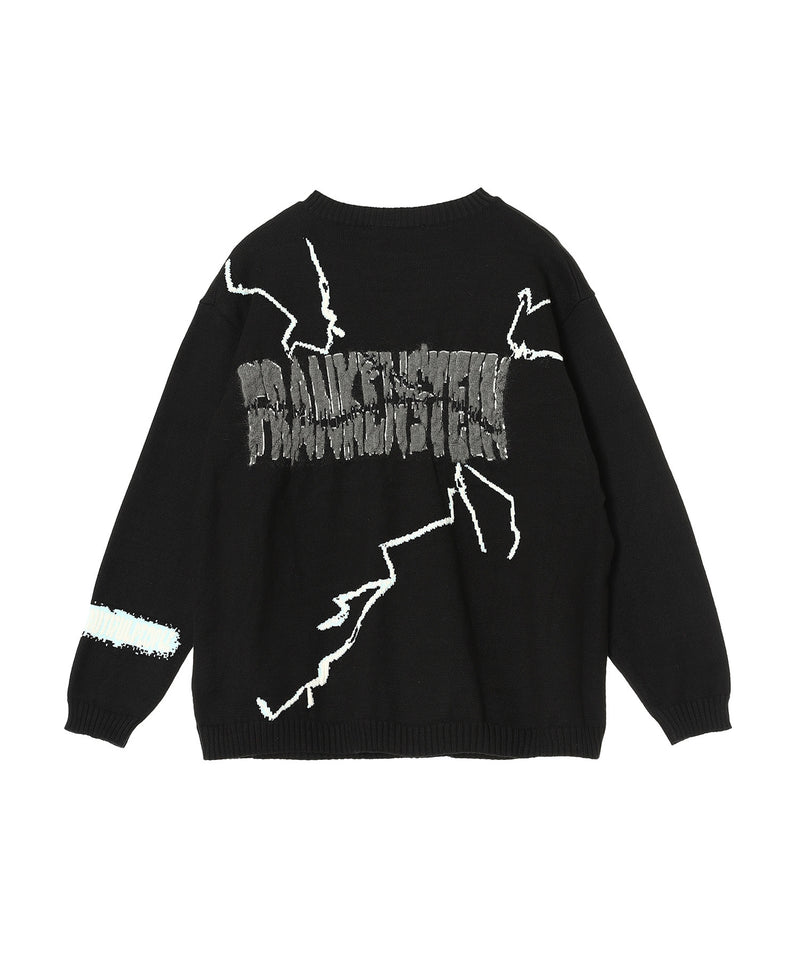 Frankenstein Knitted Pullover-beautiful people-Forget-me-nots Online Store