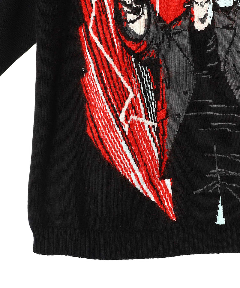 Frankenstein Knitted Pullover-beautiful people-Forget-me-nots Online Store