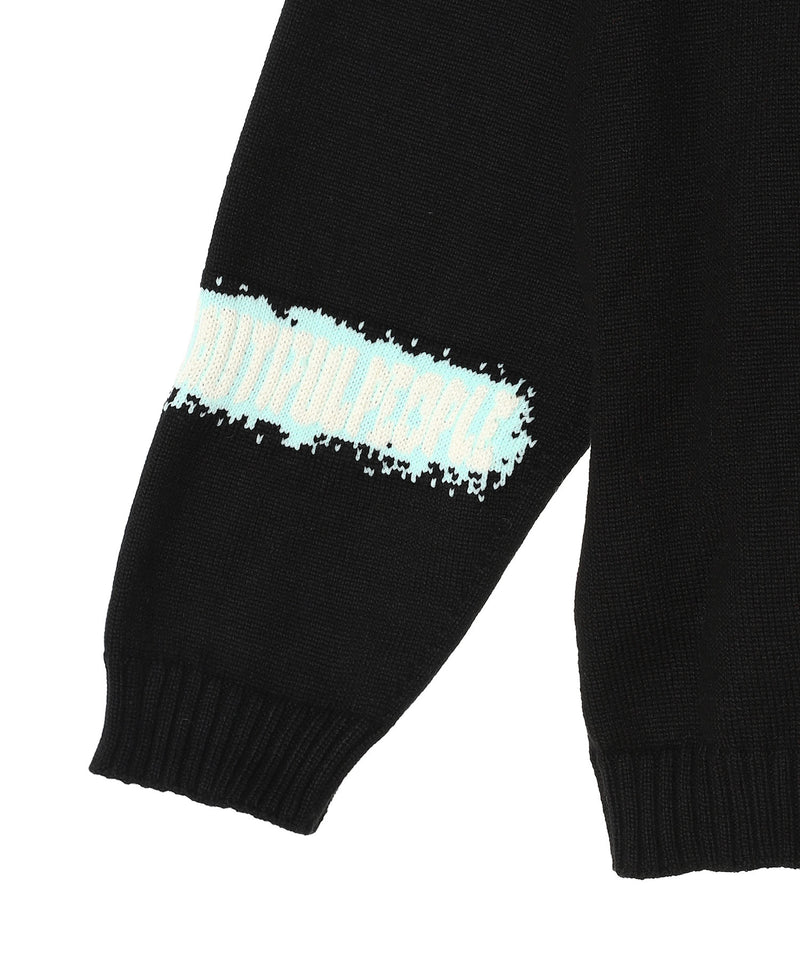 Frankenstein Knitted Pullover-beautiful people-Forget-me-nots Online Store