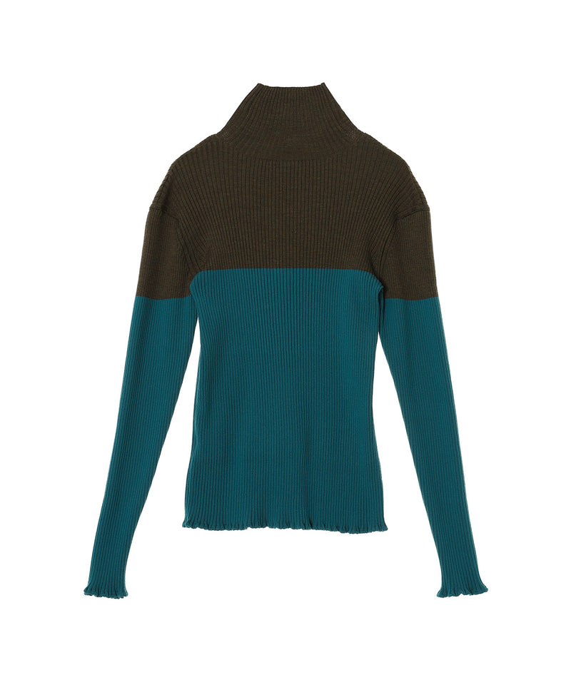 Double-Front Woolrib Knitted Cardigan-beautiful people-Forget-me-nots Online Store