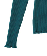 Double-Front Woolrib Knitted Cardigan-beautiful people-Forget-me-nots Online Store