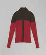 Double-Front Woolrib Knitted Cardigan-beautiful people-Forget-me-nots Online Store