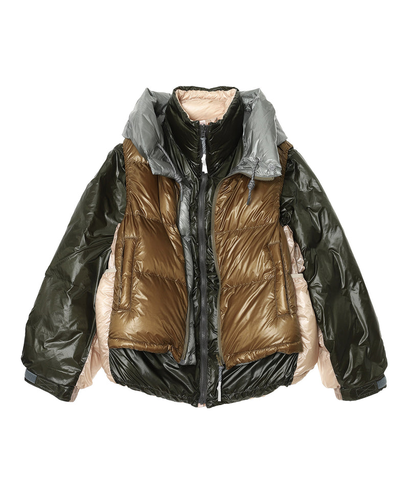 Nanga Multilayerring Down Vest Blouson-beautiful people-Forget-me-nots Online Store
