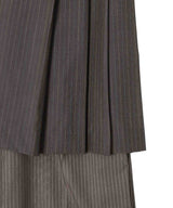 Sheer Stripe Suiting Tuck Pleats Sk Pants-beautiful people-Forget-me-nots Online Store