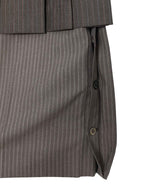 Sheer Stripe Suiting Tuck Pleats Sk Pants-beautiful people-Forget-me-nots Online Store