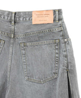Selvedge Denim O/D Tuck Skirt Pants-beautiful people-Forget-me-nots Online Store