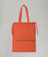 Brushed Logo Gathering Bag-beautiful people-Forget-me-nots Online Store
