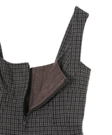 Flannel Suiting Reversible Dress-beautiful people-Forget-me-nots Online Store