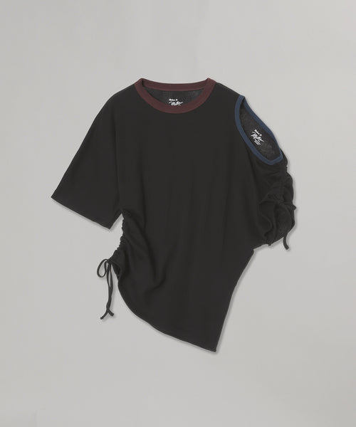Miller Double-Neck Multi Color T-shirt-beautiful people-Forget-me-nots Online Store