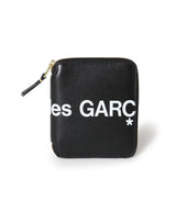 二つ折りzip財布(Huge Logo)-Comme des Garçons Wallet-Forget-me-nots Online Store