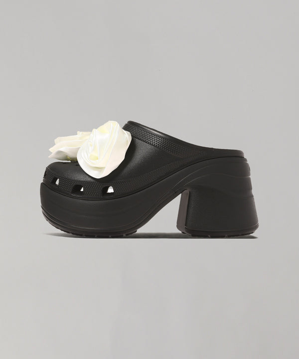 ＜Archive Sale＞Siren Rosette Clog-crocs-Forget-me-nots Online Store