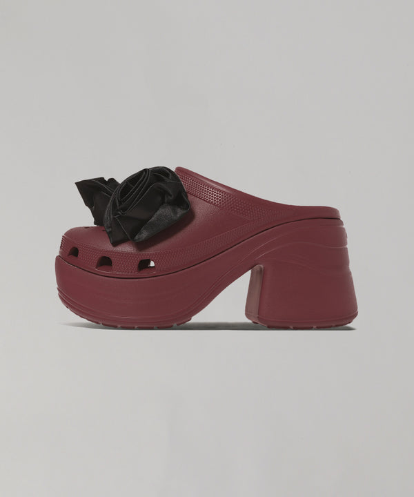 ＜Archive Sale＞Siren Rosette Clog-crocs-Forget-me-nots Online Store