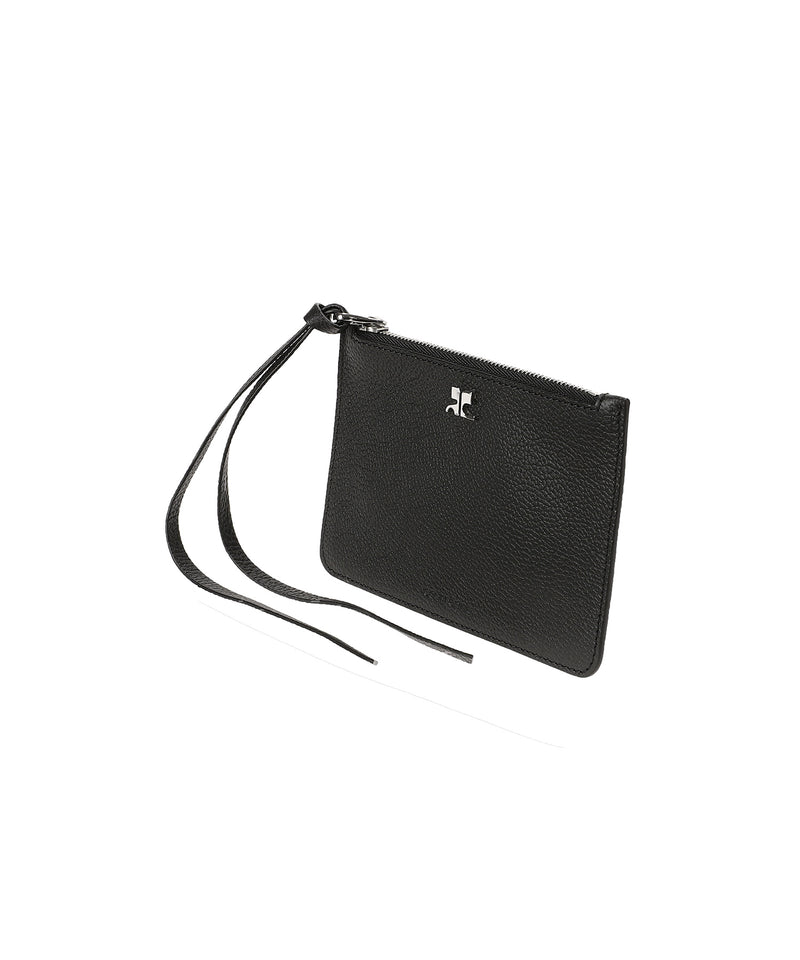 Ac Grained Leather Purse-courrèges-Forget-me-nots Online Store