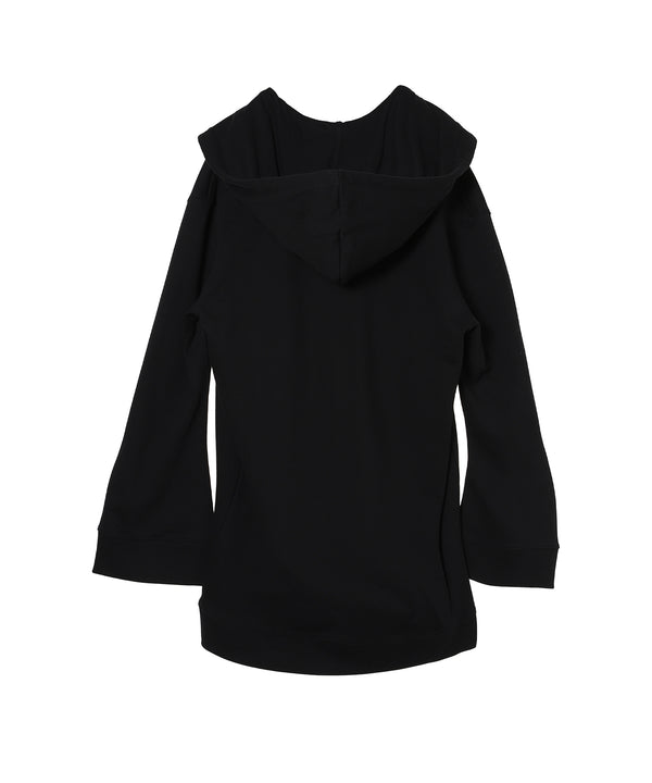 Hyperbole Hooded Fleece Dress-courrèges-Forget-me-nots Online Store