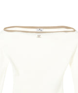 Contrast Boat Line Top-courrèges-Forget-me-nots Online Store