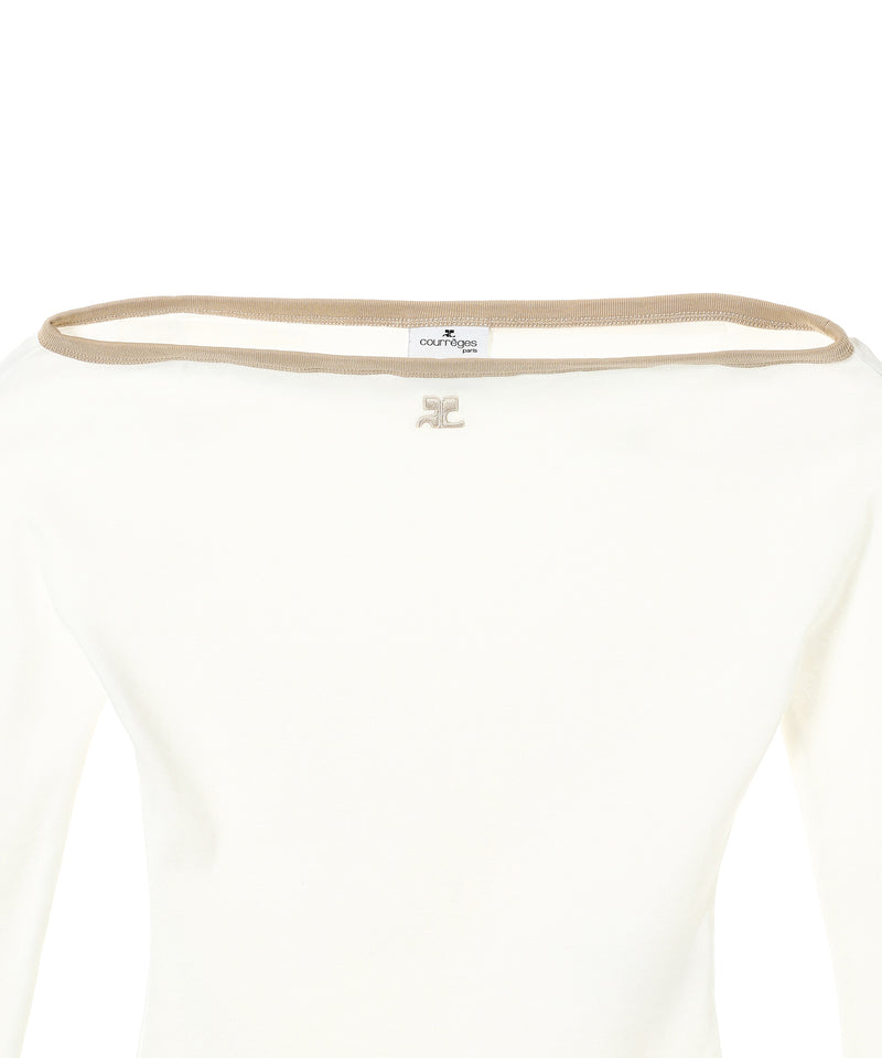 Contrast Boat Line Top-courrèges-Forget-me-nots Online Store