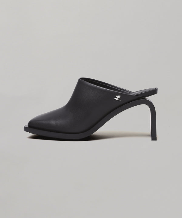 Stream Leather Mules-courrèges-Forget-me-nots Online Store