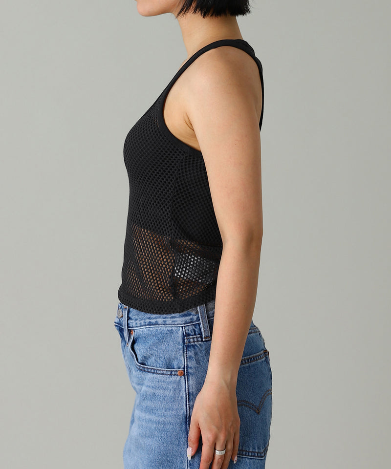 Scuba Mesh Tank Top-courrèges-Forget-me-nots Online Store
