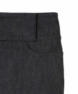Belted Denim Mini Skirt-courrèges-Forget-me-nots Online Store
