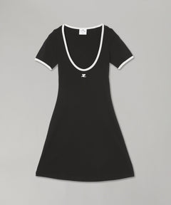 Holistic Contrast Mini Dress-courrèges-Forget-me-nots Online Store