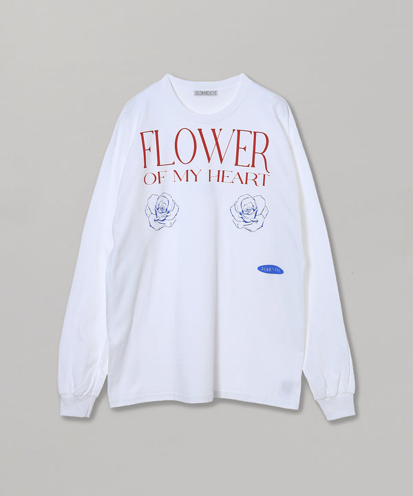 Roses Long Sleeve T-SELENAHELIOS-Forget-me-nots Online Store