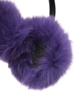 Fox Fur Earmuffs-Yves Salomon Meteo-Forget-me-nots Online Store