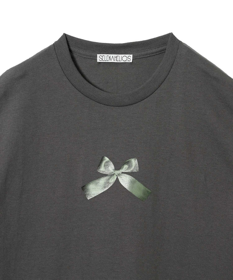 Ribbon T Shirt-SELENAHELIOS-Forget-me-nots Online Store