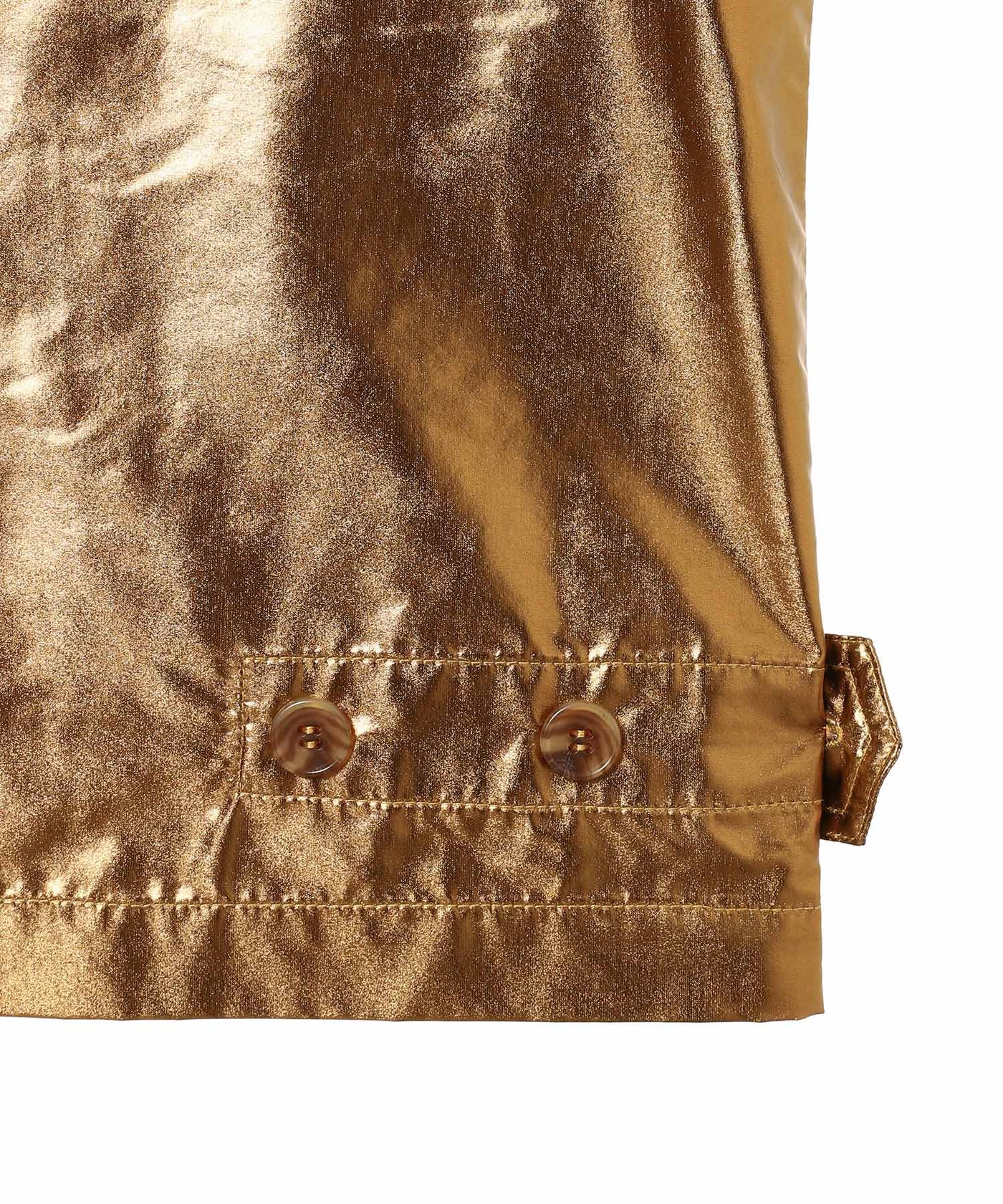 セレナヘリオス(SELENAHELIOS)｜Metallic Zipper Pants｜Forget