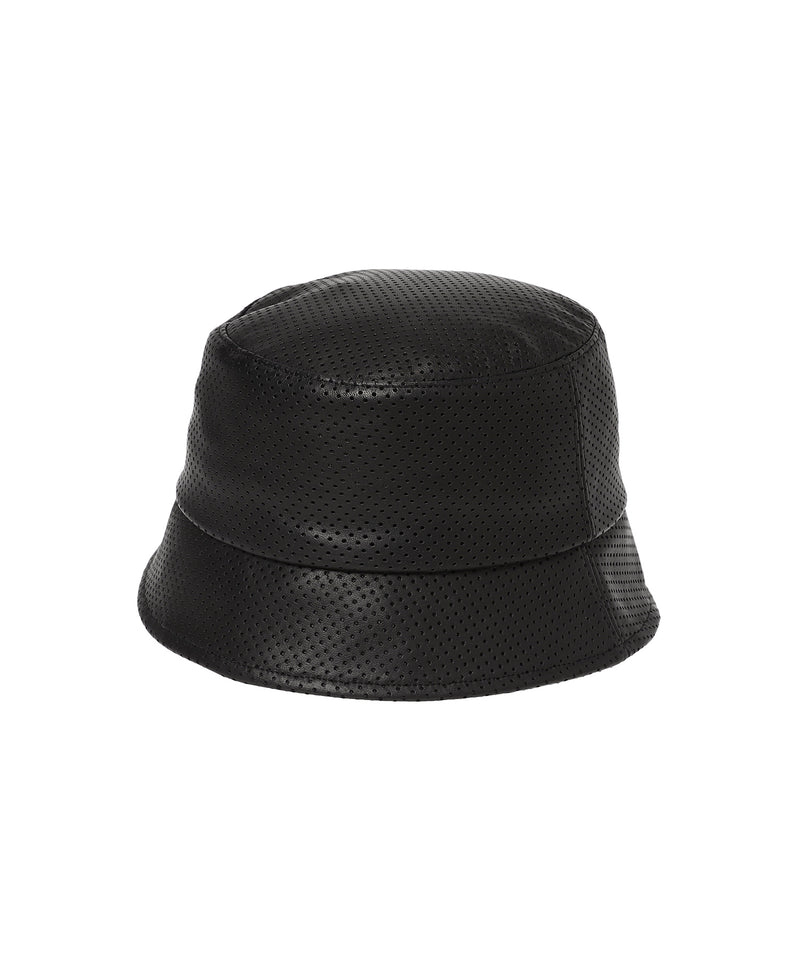 Horse Leather Punching Bucket Hat-KIJIMA TAKAYUKI-Forget-me-nots Online Store