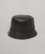 Horse Leather Punching Bucket Hat-KIJIMA TAKAYUKI-Forget-me-nots Online Store