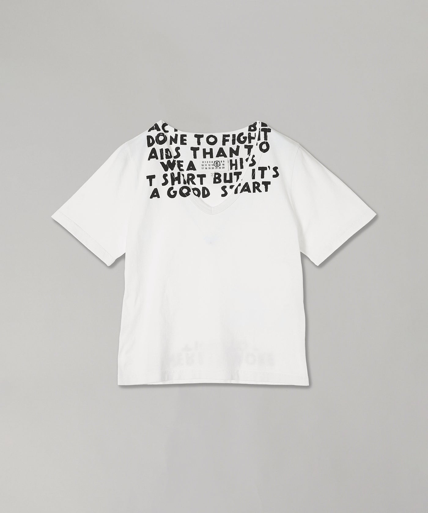ＭＭ６メゾンマルジェラ　スカーフ付きＴシャツ MM6メゾンマルジェラ スカーフ付きTシャツ ブラック Mサイズ