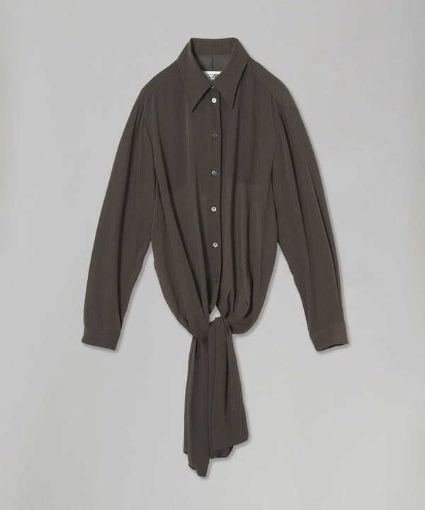 Long-Sleeved Shirt-MM6 Maison Margiela-Forget-me-nots Online Store