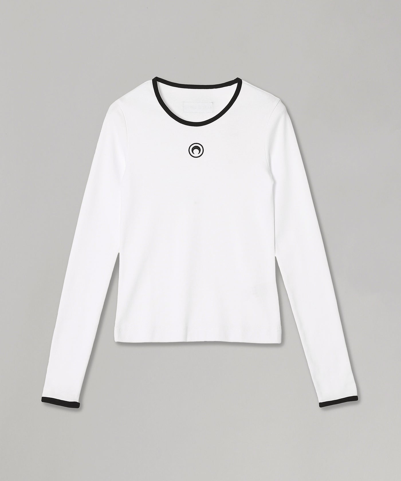 マリーン セル(Marine Serre)｜Moon Logo Bicolor Jersey Ls T-Shirt