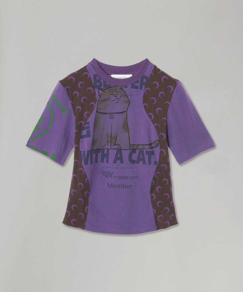 Regenerated Graphic Jersey Baby Fit T-Shirt-Marine Serre-Forget-me-nots Online Store