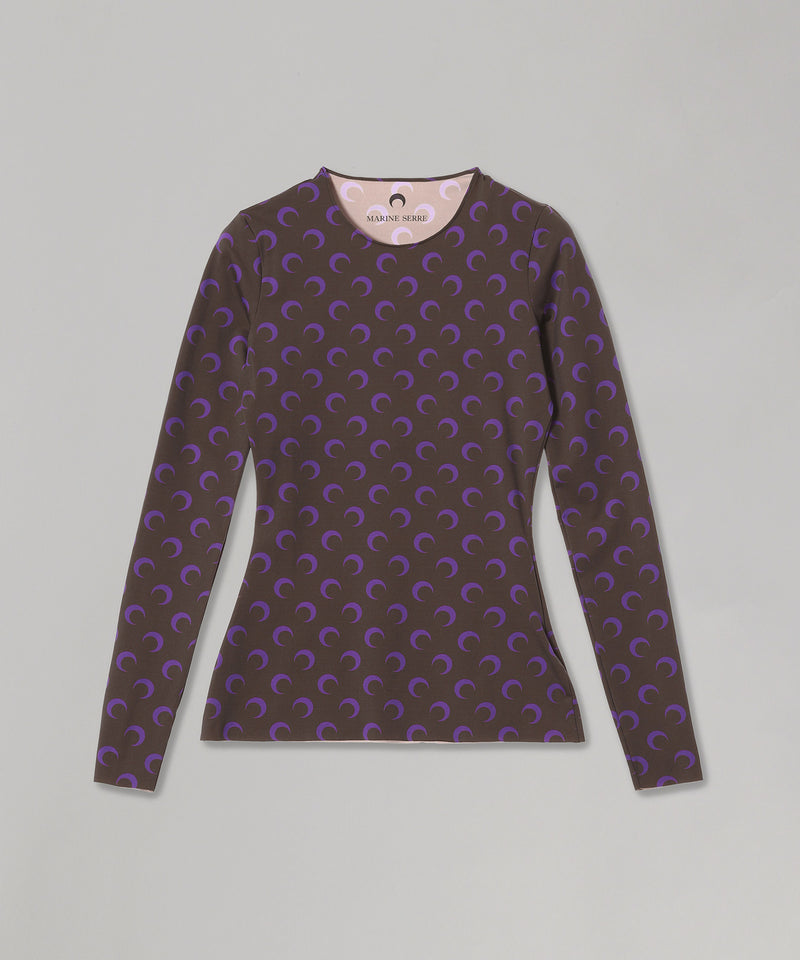 Moon Printed Jersey Ls Crewnec｜マリーン セル(Marine Serre