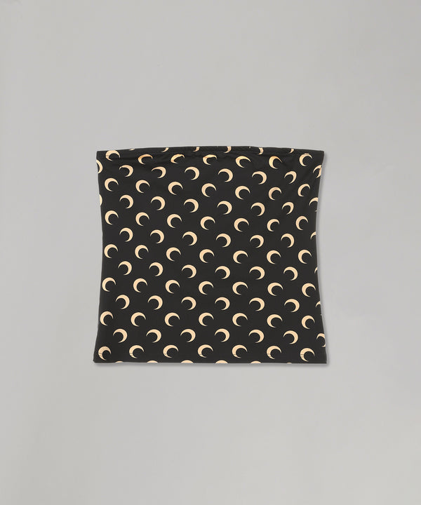 Moon Printed Jersey Sleeveless Tube Top-Marine Serre-Forget-me-nots Online Store