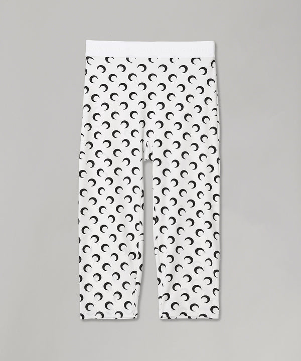 Moon Printed Jersey Capri Pants-Marine Serre-Forget-me-nots Online Store