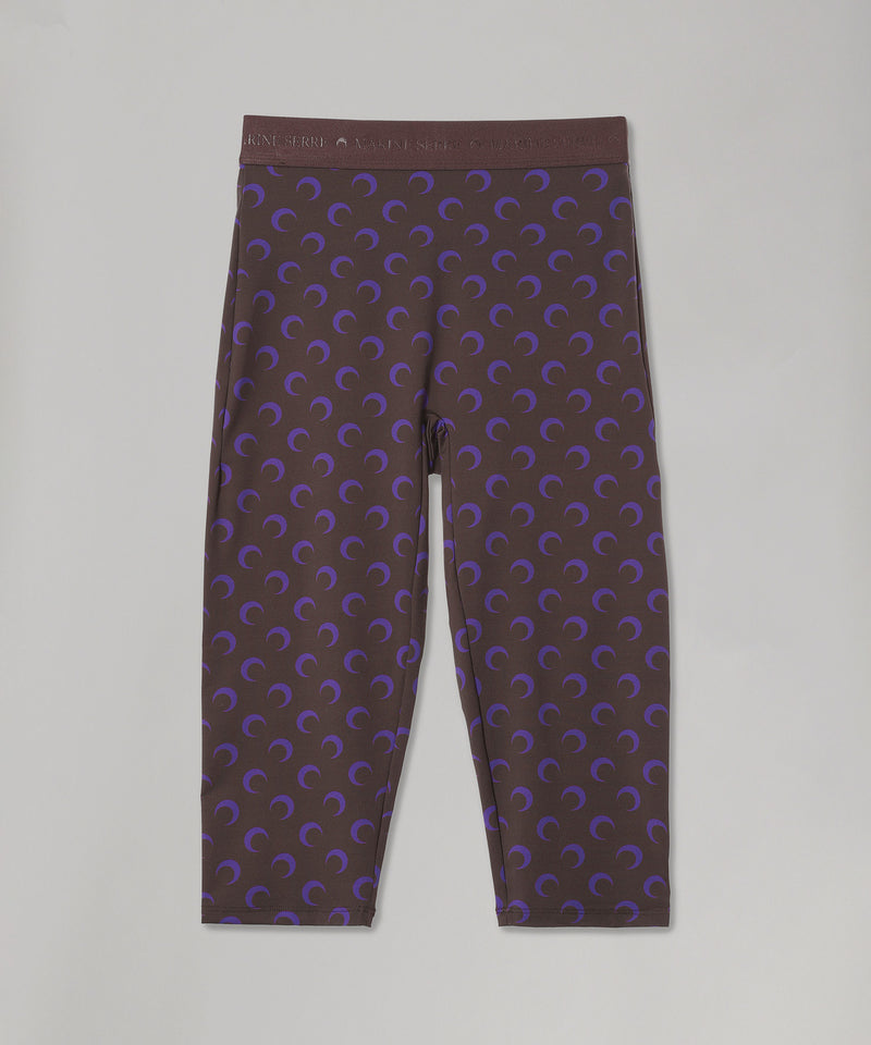 MARINE SERRE ムーン　パンツ Moon Printed Jersey Capri Pants｜マリーン セル(Marine Serre