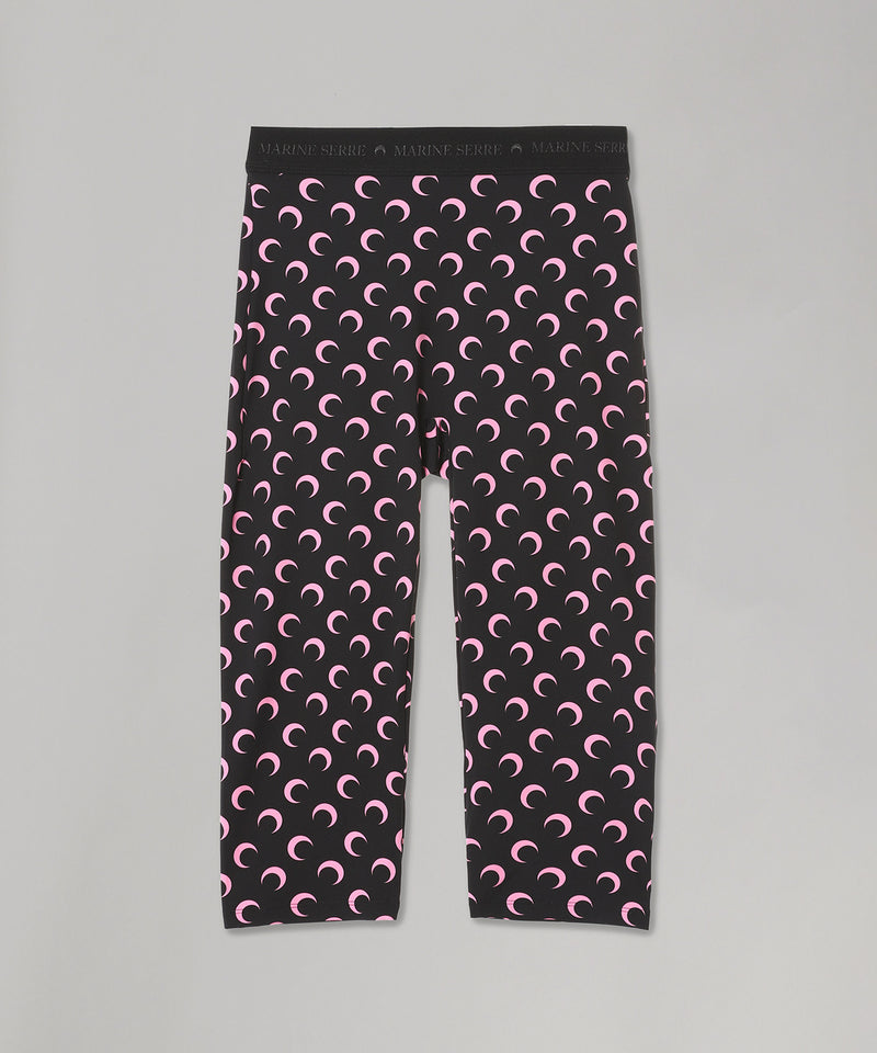 Moon Printed Jersey Capri Pants-Marine Serre-Forget-me-nots Online Store