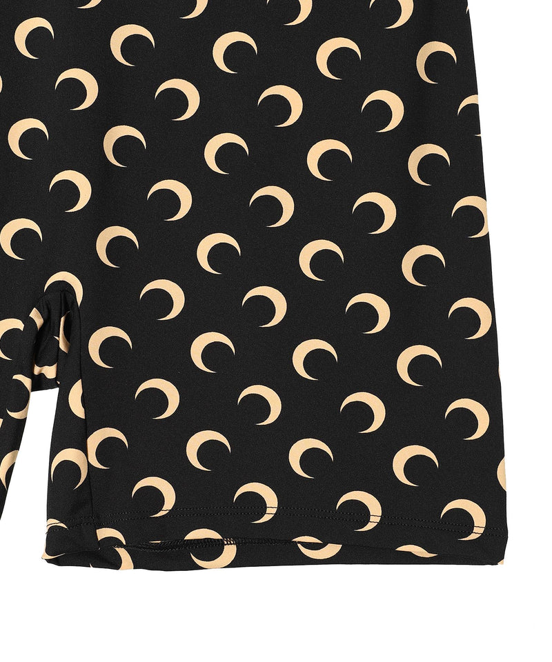 Moon Printed Jersey Biker Shorts-Marine Serre-Forget-me-nots Online Store