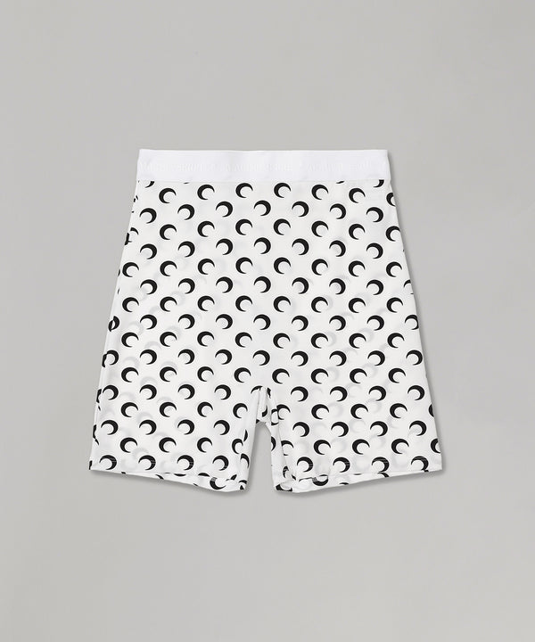 Moon Printed Jersey Biker Shorts-Marine Serre-Forget-me-nots Online Store