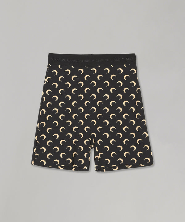 Moon Printed Jersey Biker Shorts-Marine Serre-Forget-me-nots Online Store