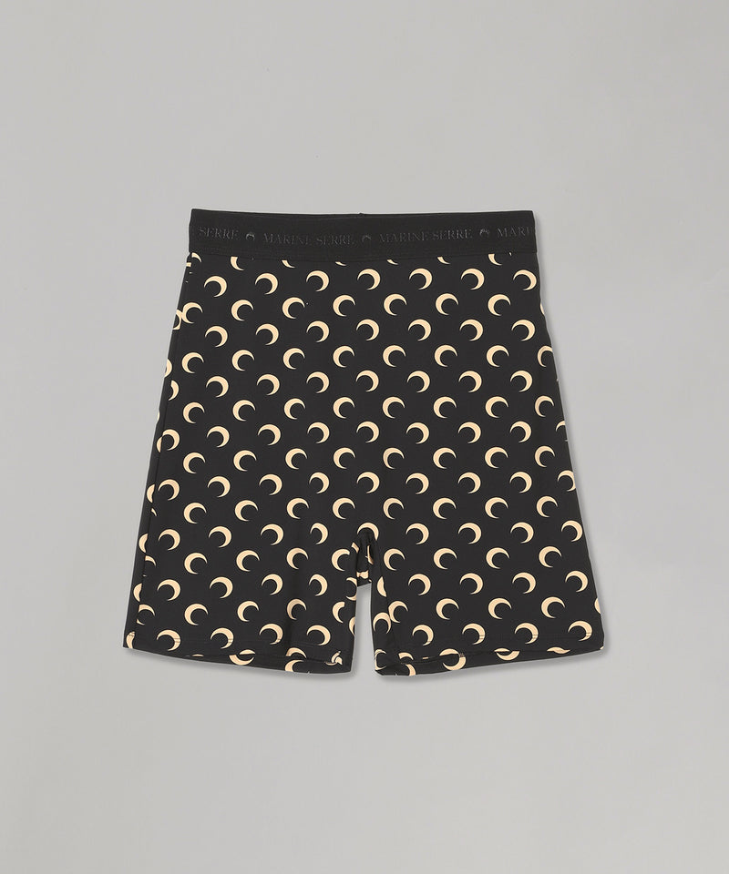 Moon Printed Jersey Biker Shorts-Marine Serre-Forget-me-nots Online Store