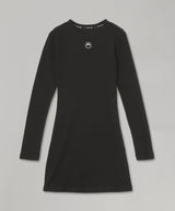 Moon Logo Ribbed Jersey Ls Mini Crewneck Dress-Marine Serre-Forget-me-nots Online Store