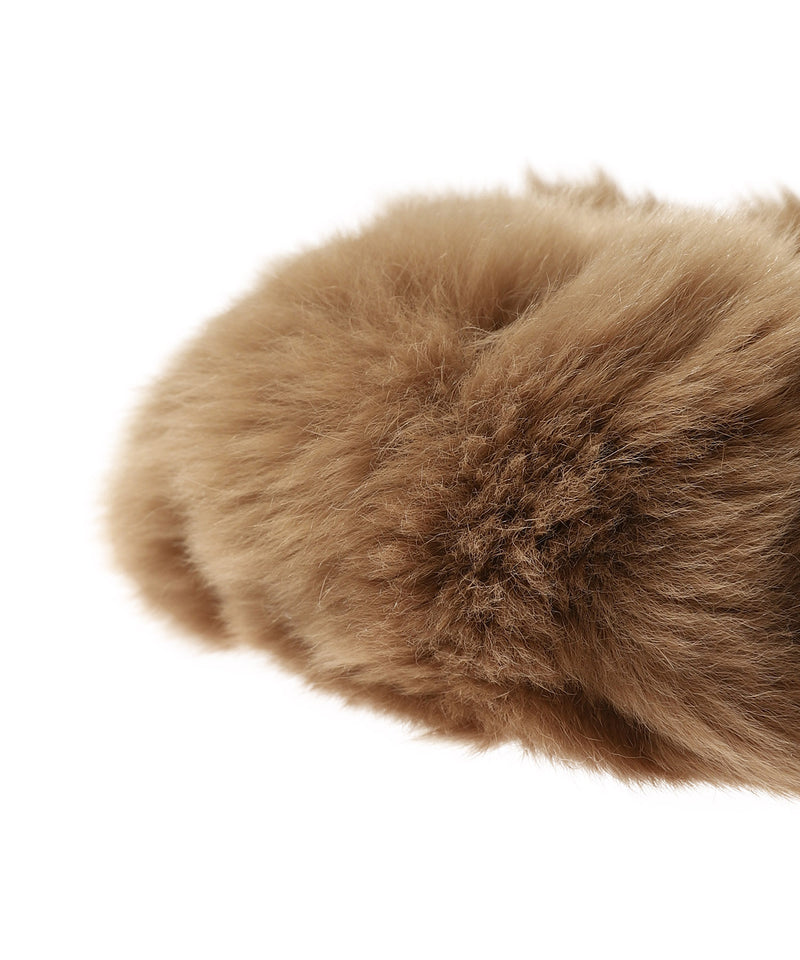 Rex Fur Scrunchie-Yves Salomon Meteo-Forget-me-nots Online Store