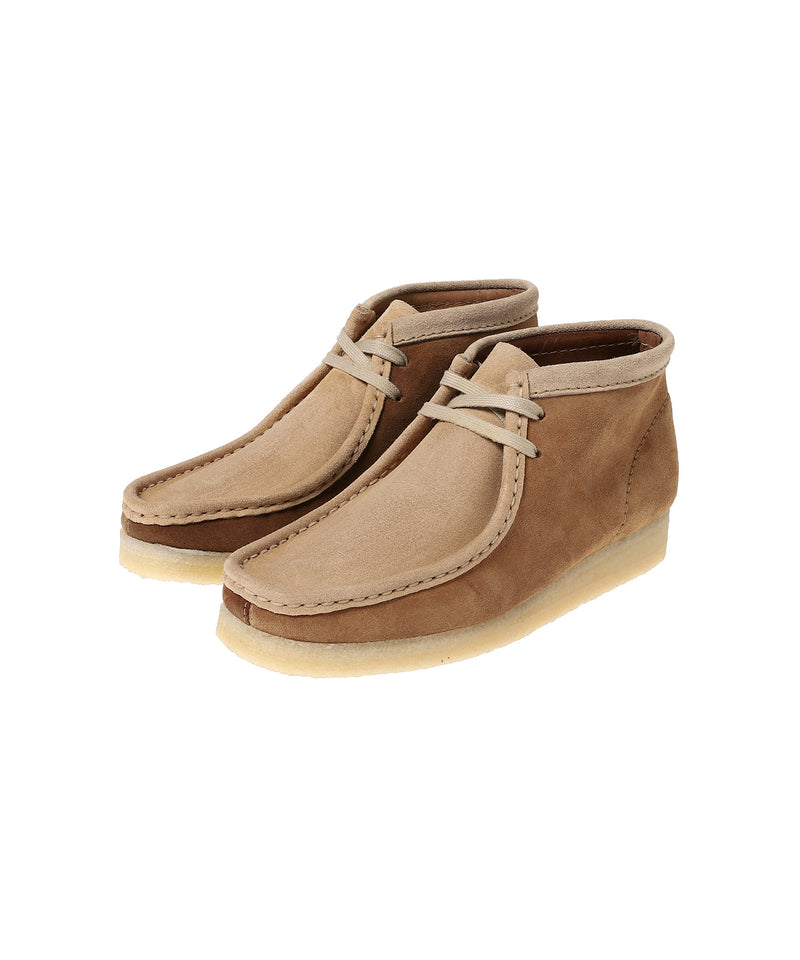 Clarks Wallabee Boot. Tan Combi